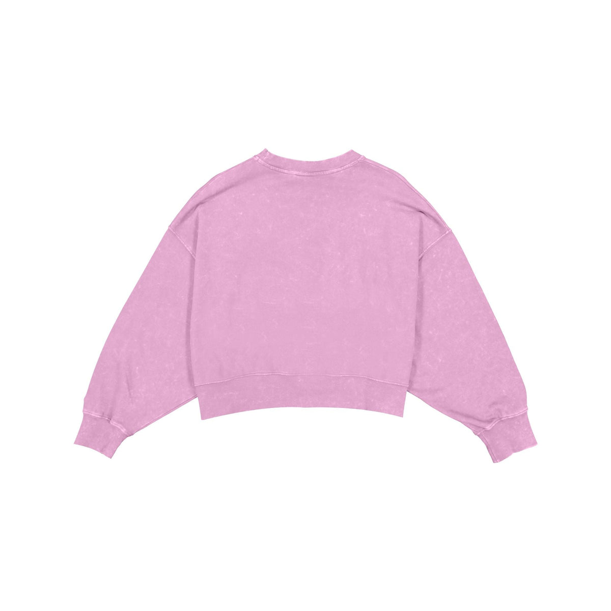 New York Yankees Throwback Women's Boxy Pink Crewneck