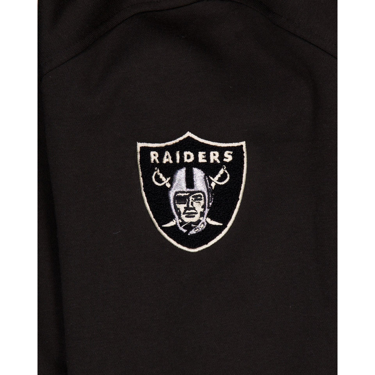 Las Vegas Raiders Throwback Boucle Black Crewneck