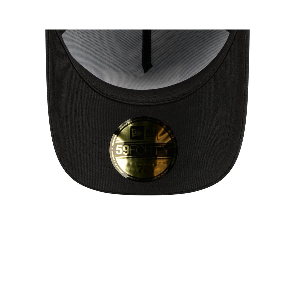 Chicago Bears Waxed Canvas Black 59FORTY A-Frame Fitted Hat
