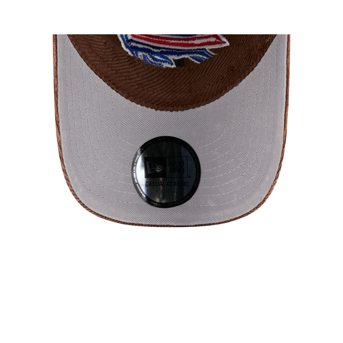 Buffalo Bills Washed Brown Corduroy Casual Classic Adjustable Hat