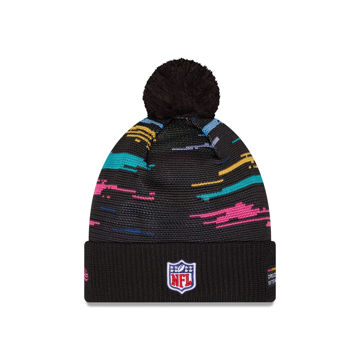 Los Angeles Chargers 2026 Crucial Catch Pom Knit Hat