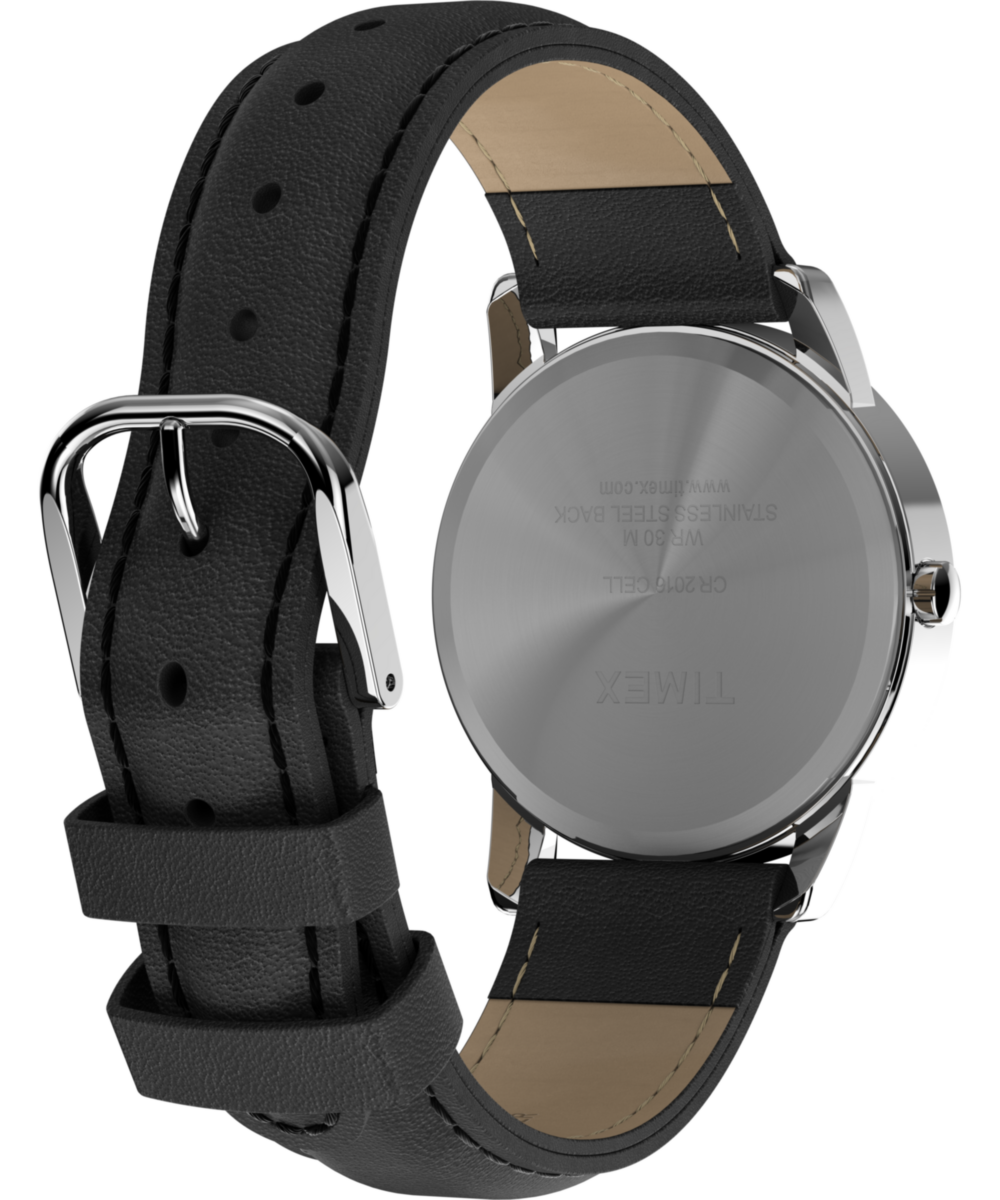 Easy Reader 35mm Leather Strap Watch