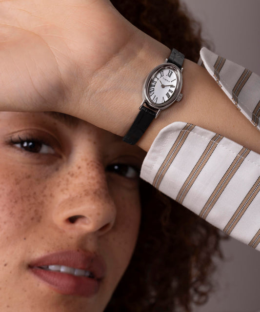 Cavatina 19mm Leather Strap Watch