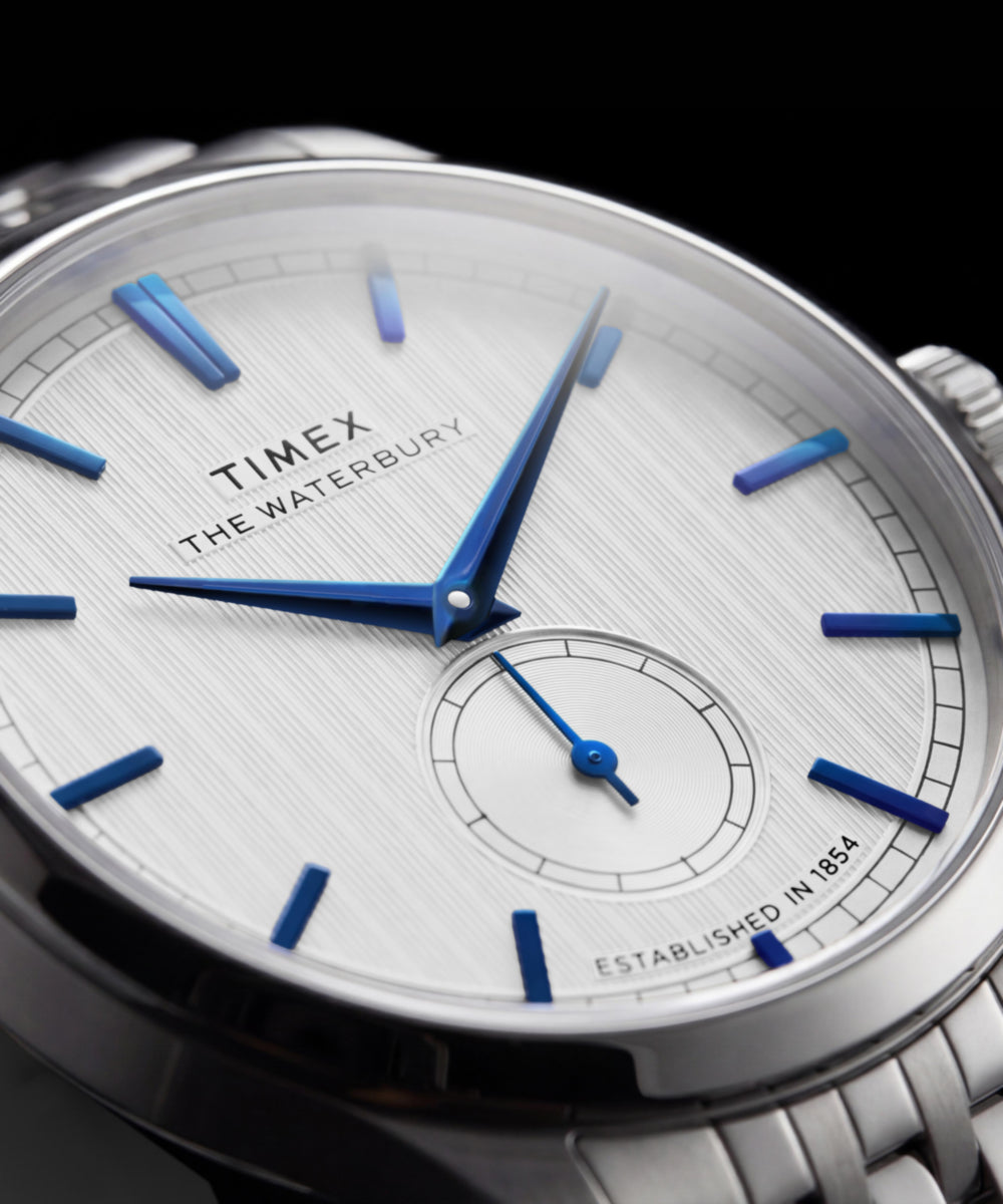 Waterbury Classic Sub-Second 39mm Stainless Steel Bracelet Watch