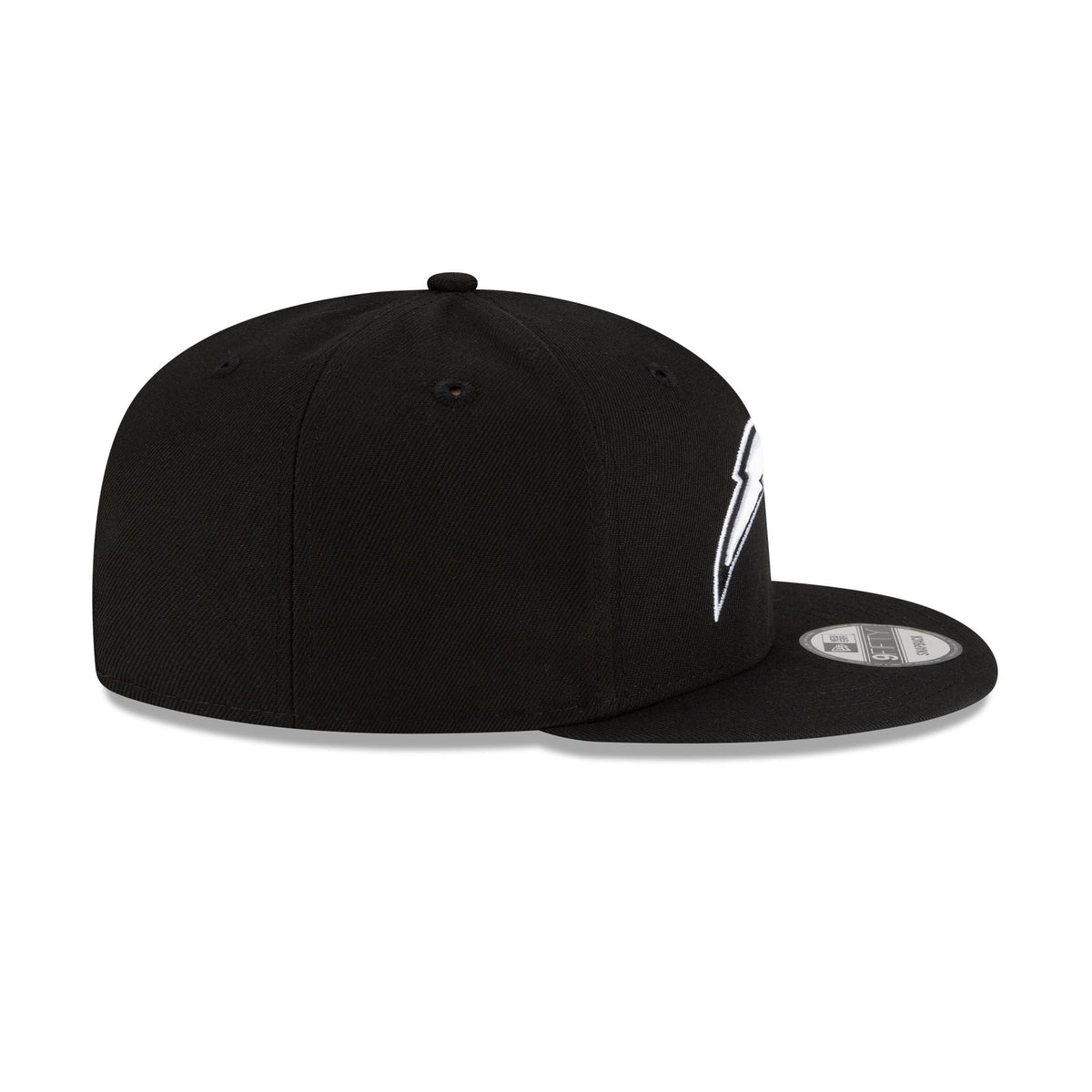 Los Angeles Chargers Black and White 9FIFTY Snapback Hat