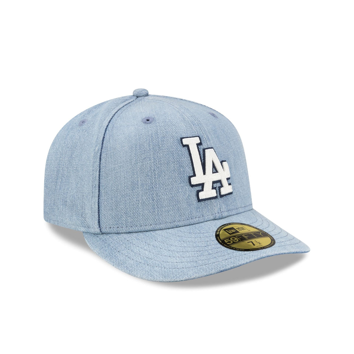 Los Angeles Dodgers Chainstitch Washed Denim 59FIFTY Fitted Hat