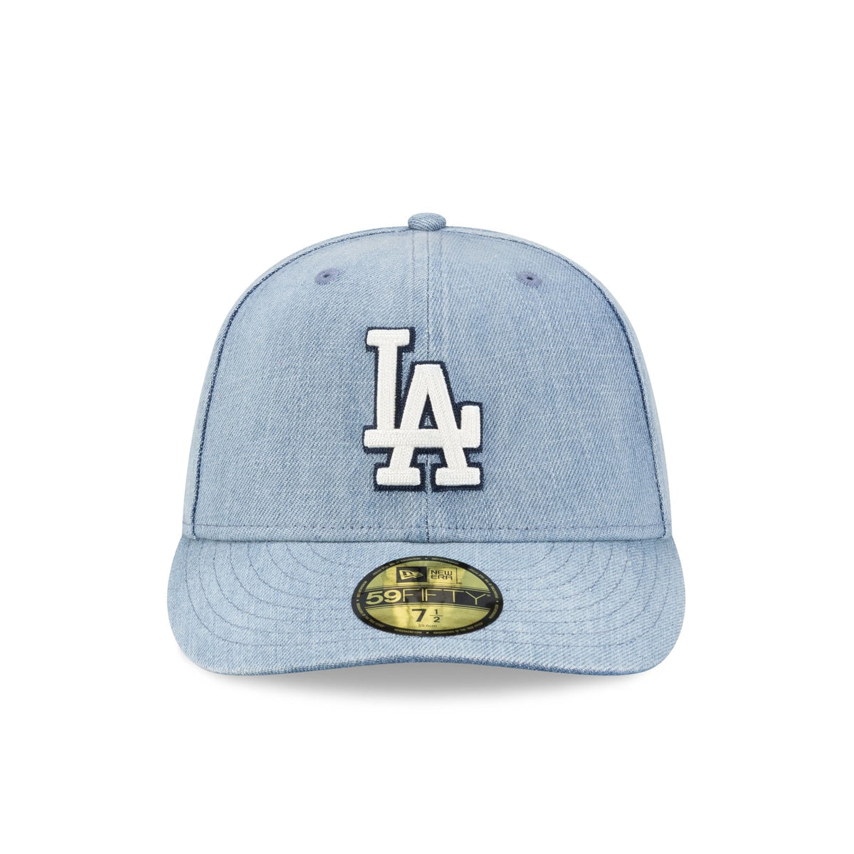 Los Angeles Dodgers Chainstitch Washed Denim 59FIFTY Fitted Hat