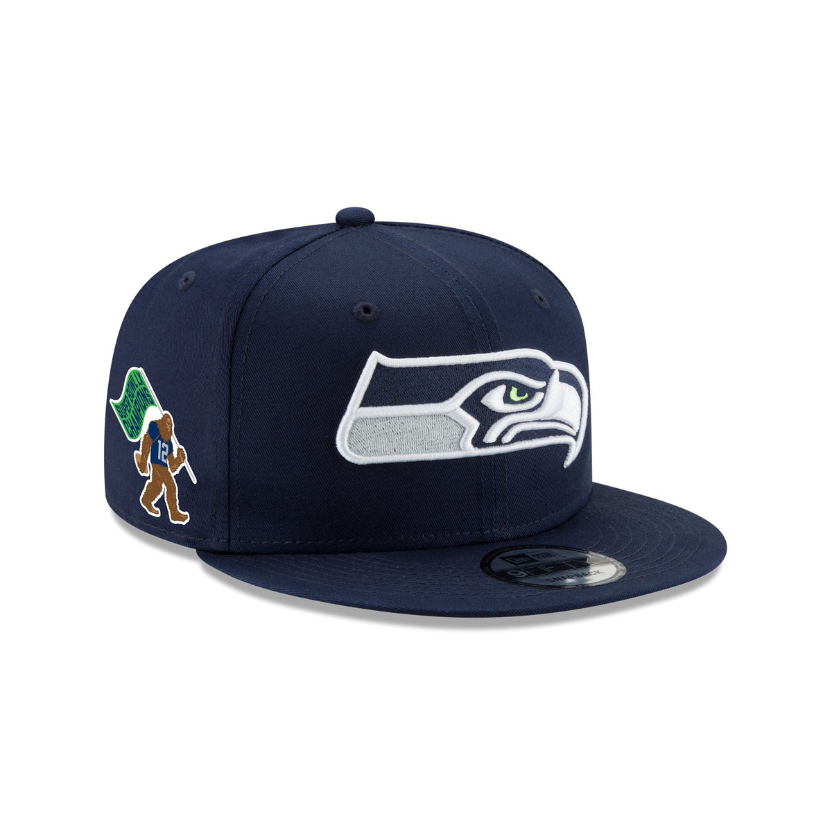 Seattle Seahawks Super Bowl LX Champions Sasquatch Sidepatch 9FIFTY Snapback Hat