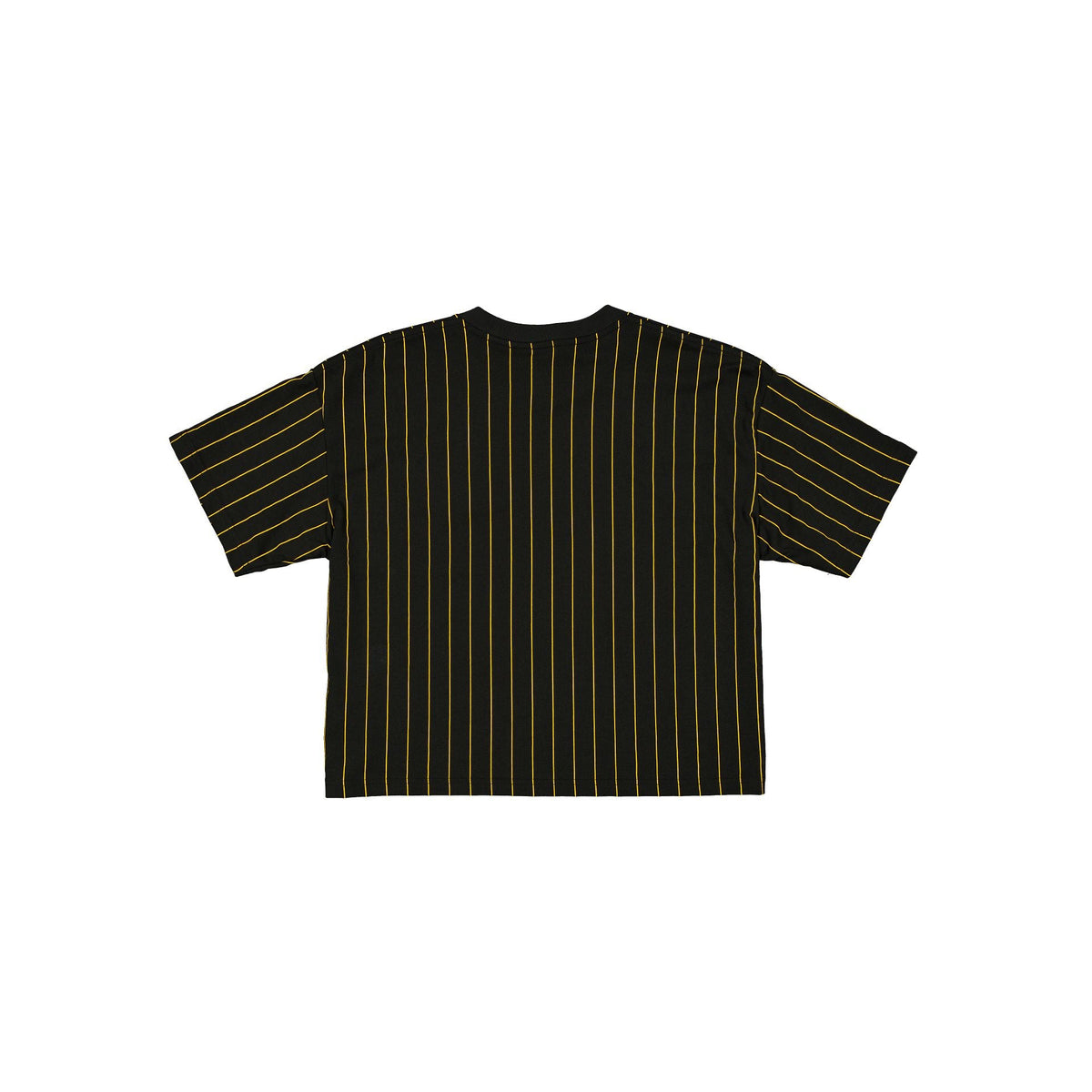 Pittsburgh Steelers Throwback Women's Cropped Pinstripe T-Shirt