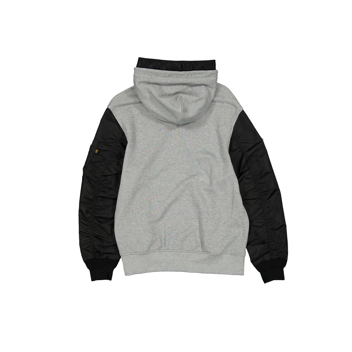 Alpha Industries x Pittsburgh Steelers Gray MA-1 Full Zip Fleece Jacket
