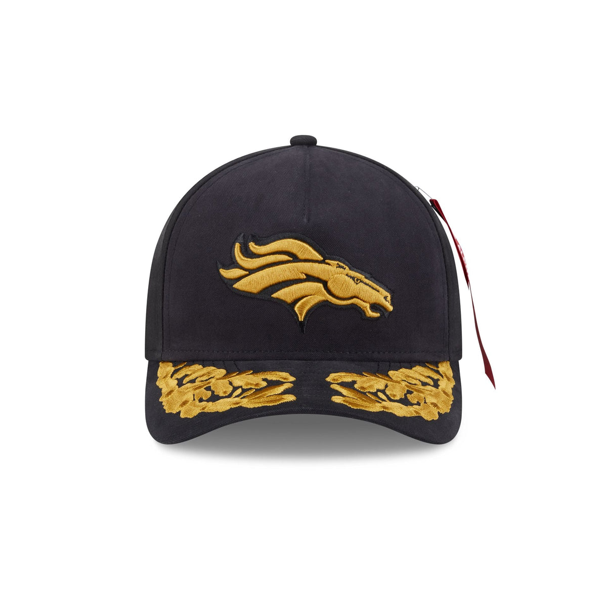 Alpha Industries x Denver Broncos Black 9FORTY M-Crown A-Frame Snapback Hat