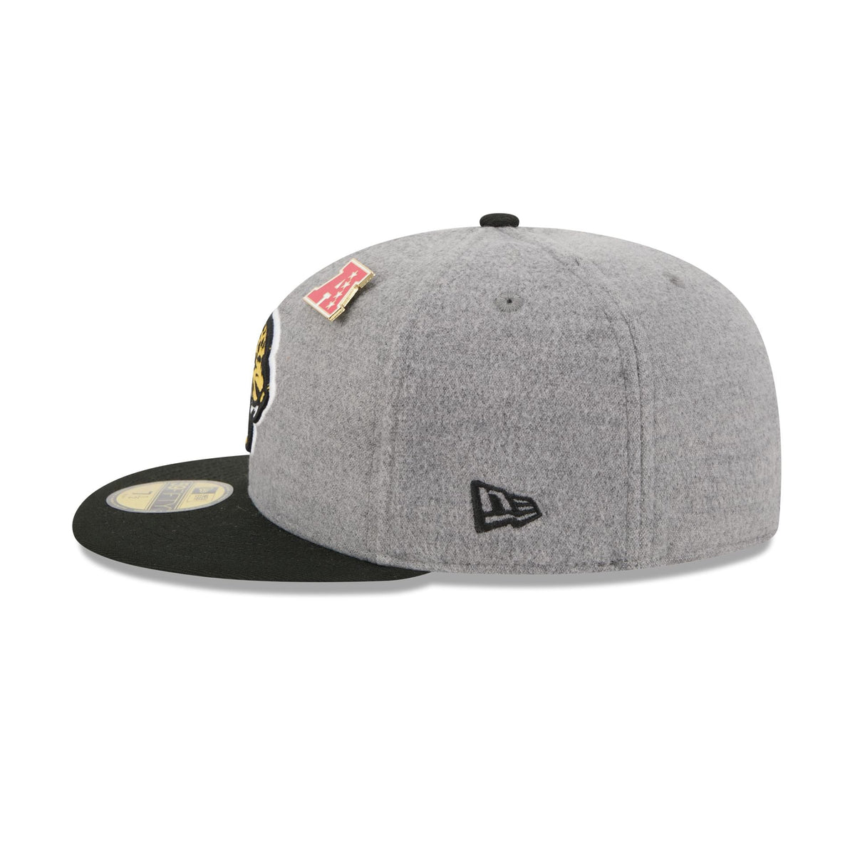 Jacksonville Jaguars Heather Gray Wool 59FIFTY Fitted Hat