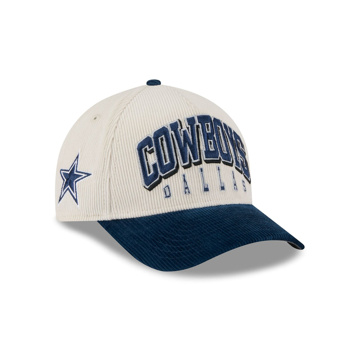 Dallas Cowboys Stacked Corduroy 9FORTY M-Crown A-Frame Snapback Hat