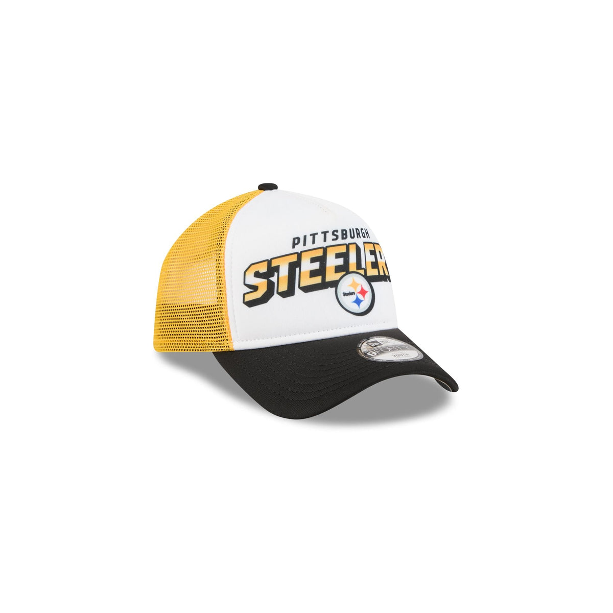 Pittsburgh Steelers Shine Kids 9FORTY A-Frame Trucker Hat
