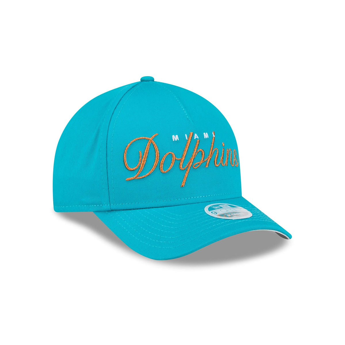 Miami Dolphins Metallic Women's 9FORTY M-Crown A-Frame Snapback Hat
