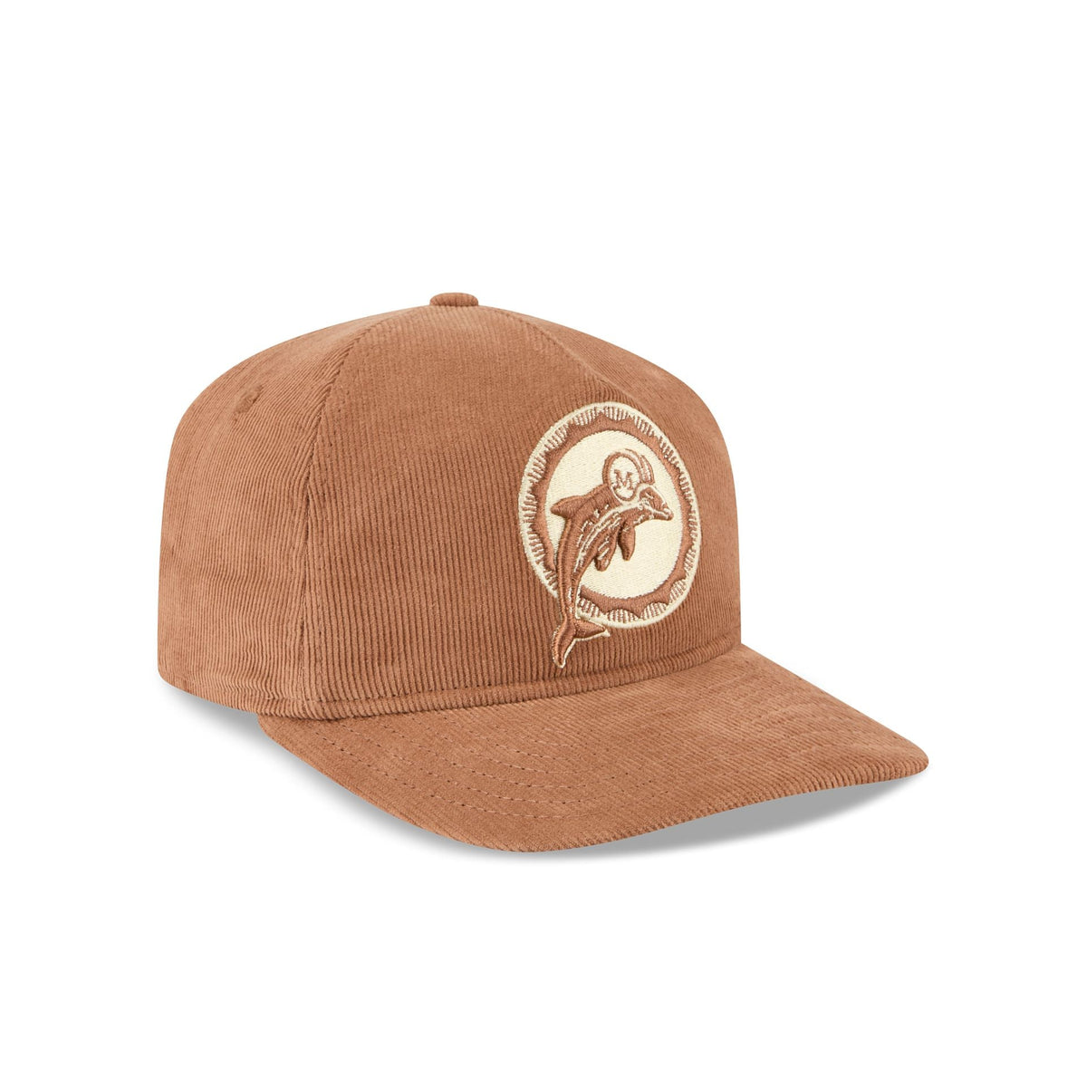 Miami Dolphins Nostalgic Brown Corduroy 19TWENTY Adjustable Hat