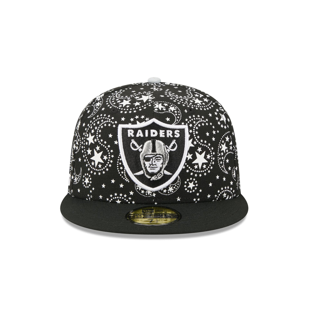 Las Vegas Raiders Star Studded 59FIFTY Fitted Hat