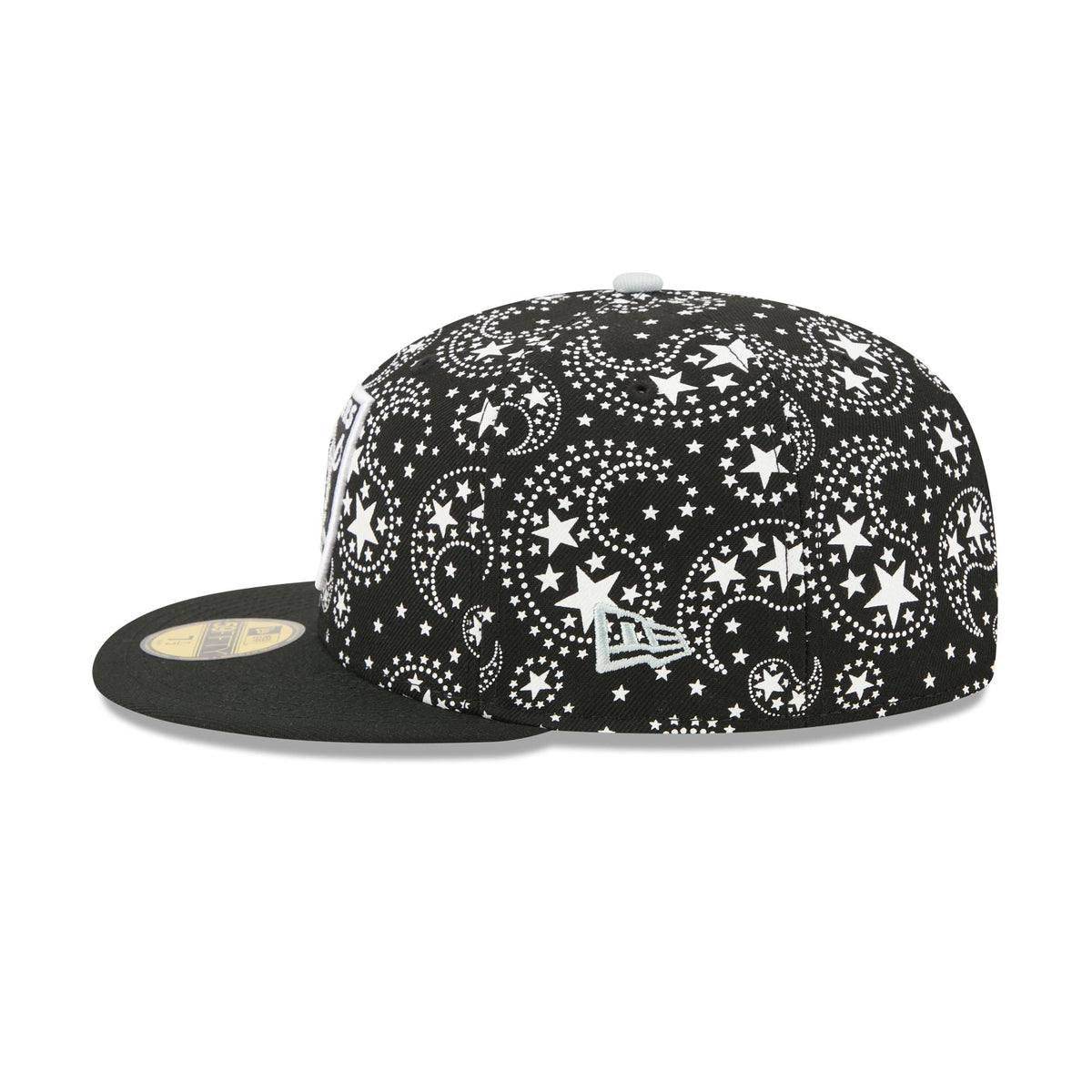 Las Vegas Raiders Star Studded 59FIFTY Fitted Hat