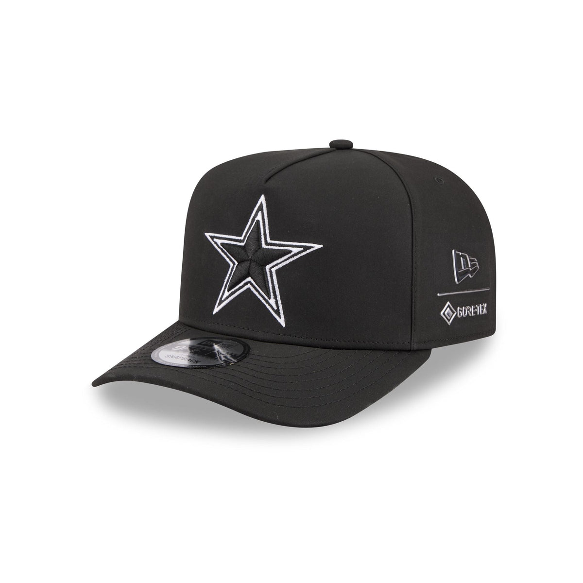Dallas Cowboys GORE-TEX Black 9FIFTY A-Frame Snapback Hat