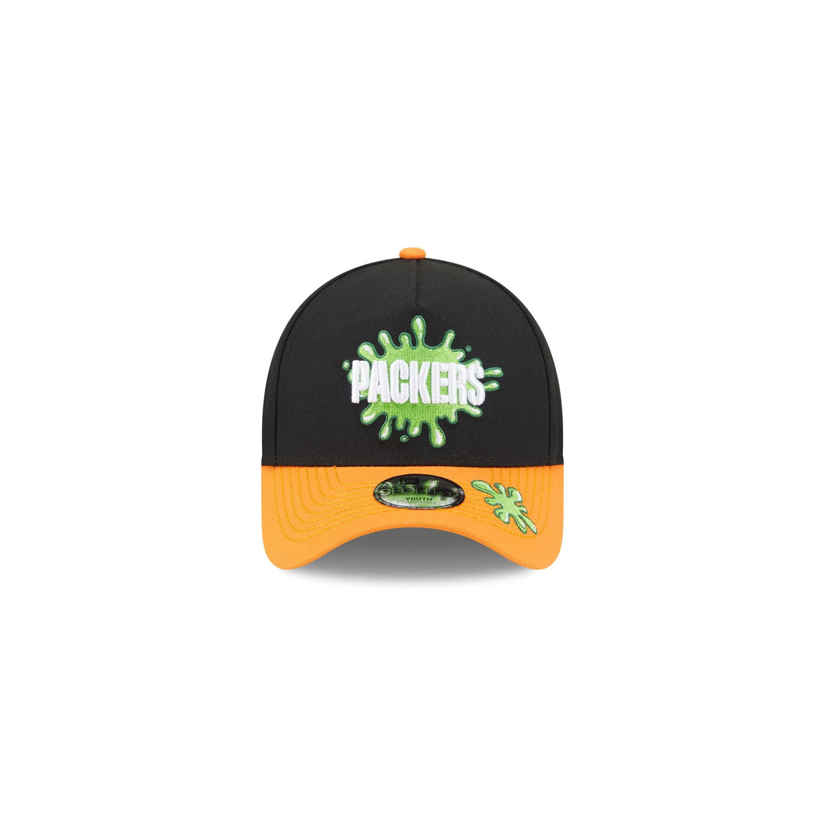 Nickelodeon Slime x Green Bay Packers Kids 9FORTY A-Frame Snapback Hat