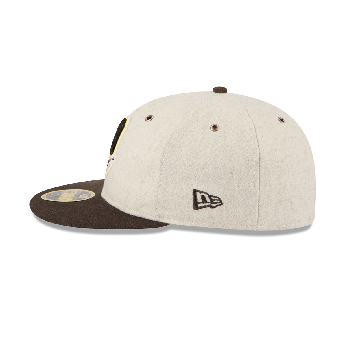 San Diego Padres Wool Letterman Retro Crown 59FIFTY Fitted Hat