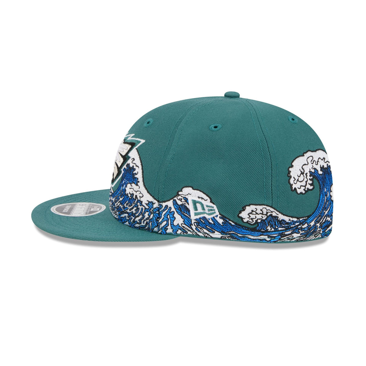 Philadelphia Eagles Tidal Flow Retro Crown 9FIFTY Adjustable Hat
