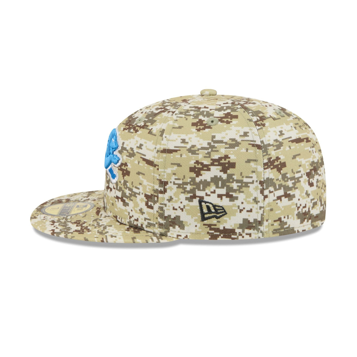 Detroit Lions 2025 Salute to Service Fan Gear 59FIFTY Fitted Hat