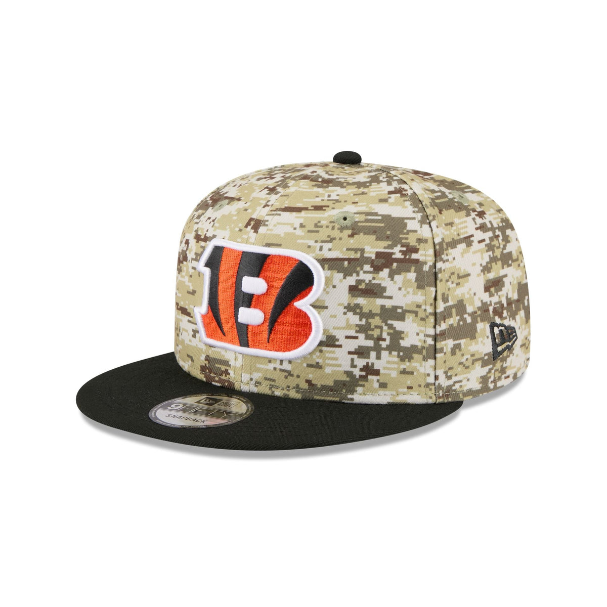 Cincinnati Bengals 2025 Salute to Service Fan Gear 9FIFTY Snapback Hat