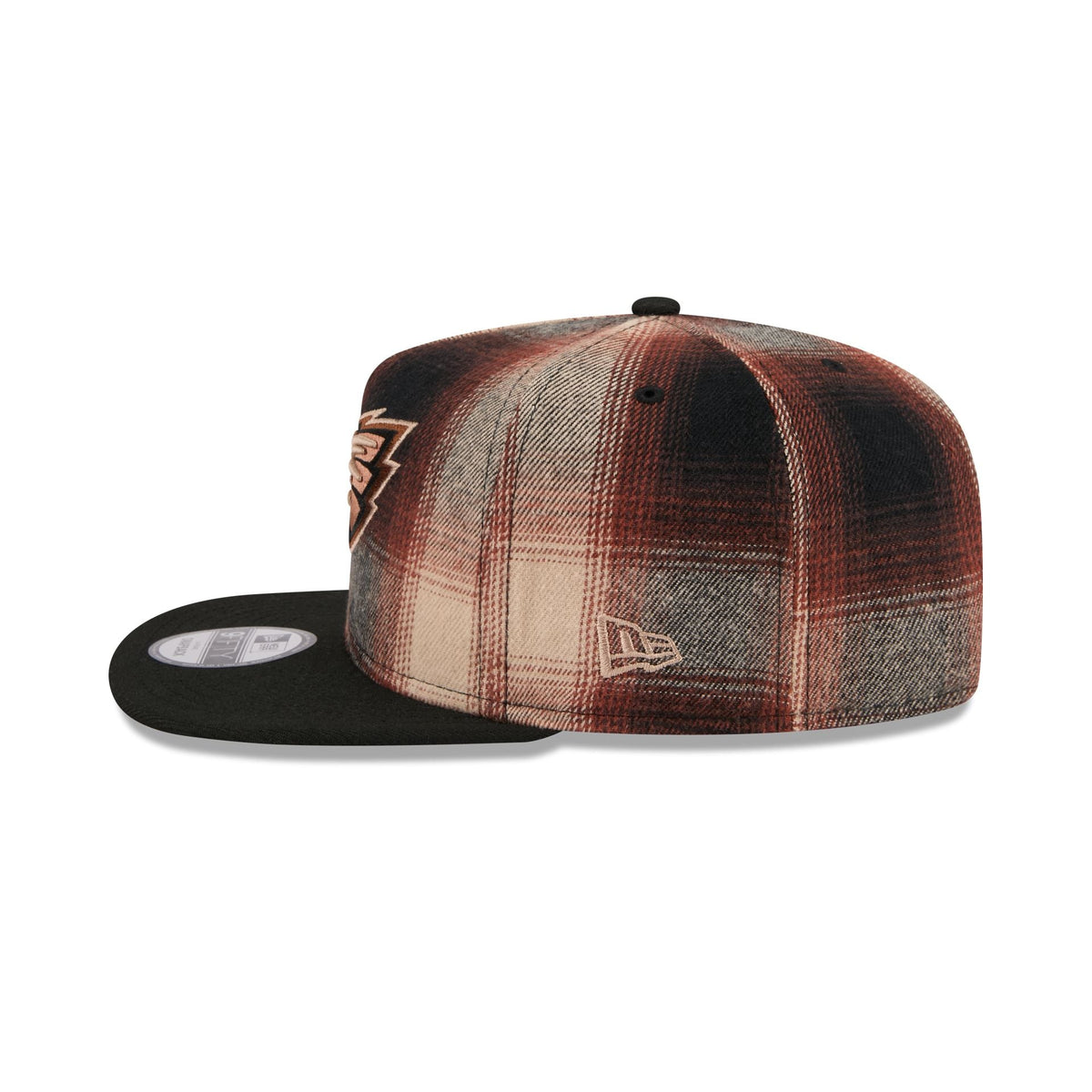 Philadelphia Eagles Grunge Plaid 9FIFTY A-Frame Adjustable Hat