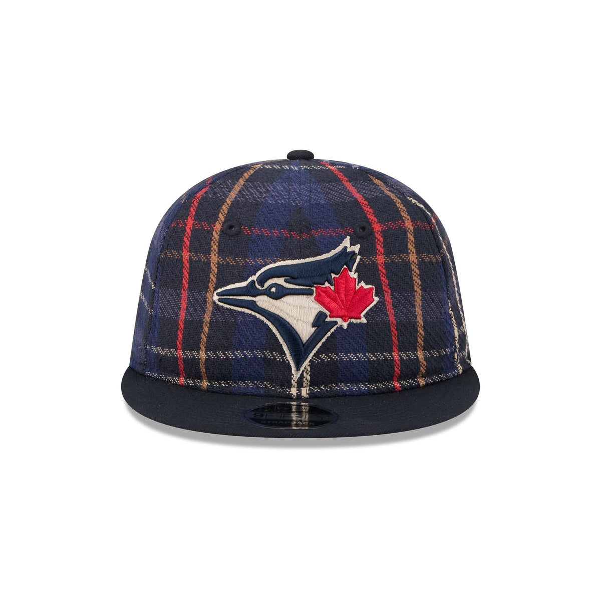 Toronto Blue Jays Grunge Plaid Retro Crown 9FIFTY Adjustable Hat