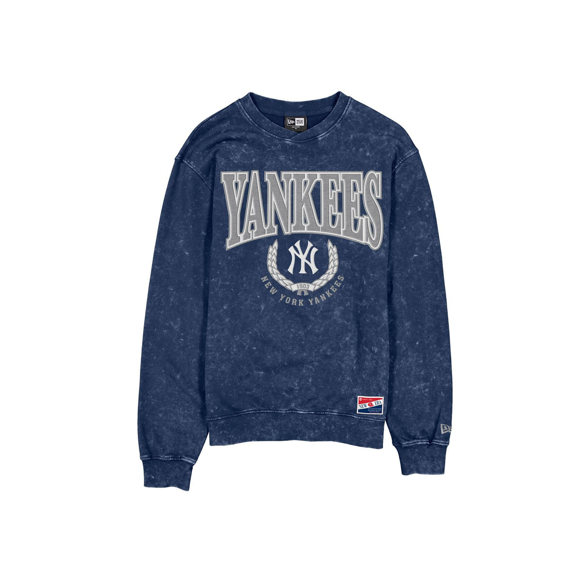 New York Yankees Throwback Mineral Wash Crewneck