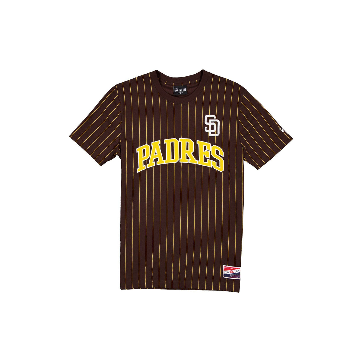 San Diego Padres Throwback Applique Pinstripe T-Shirt