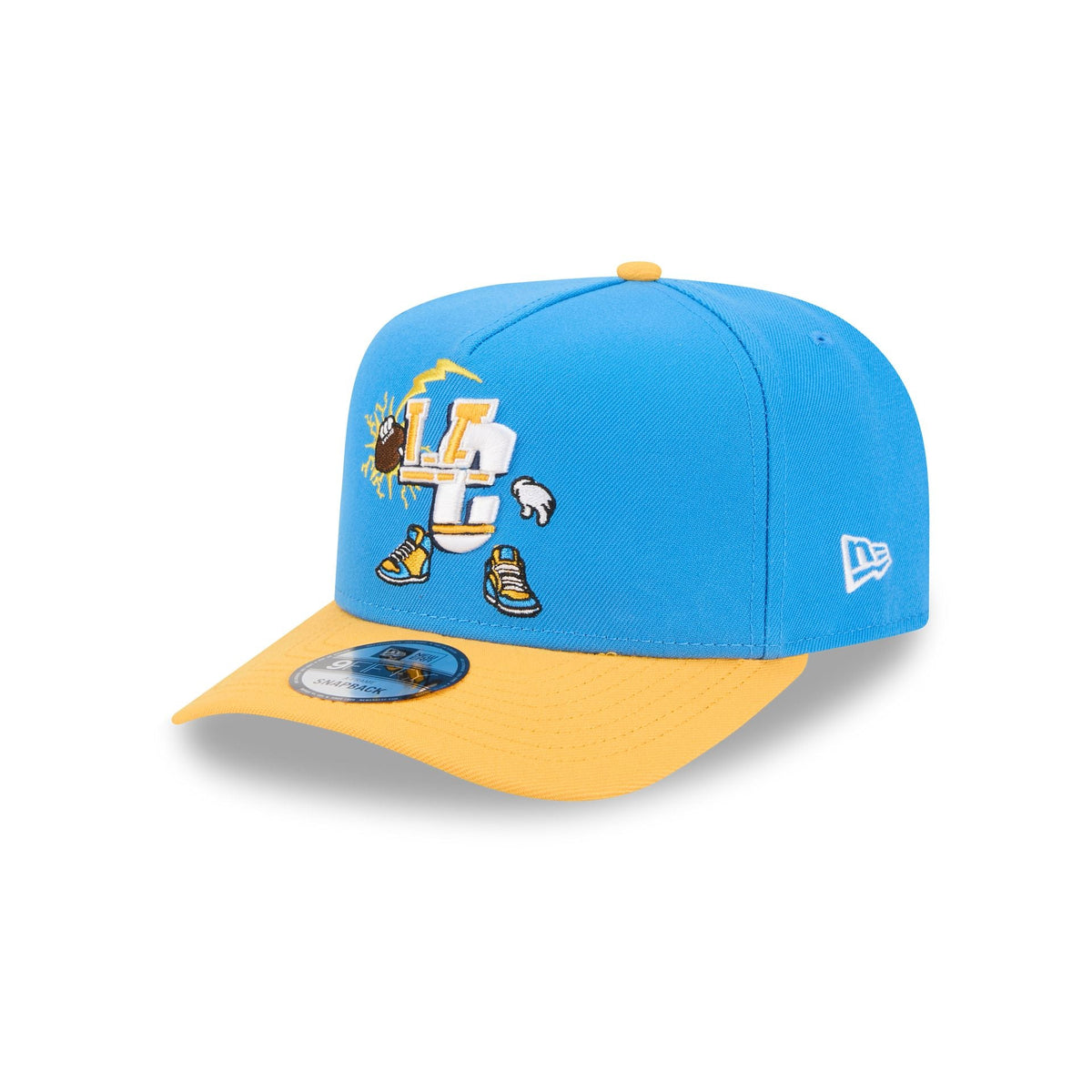 Los Angeles Chargers Cartoon 9FIFTY A-Frame Snapback Hat