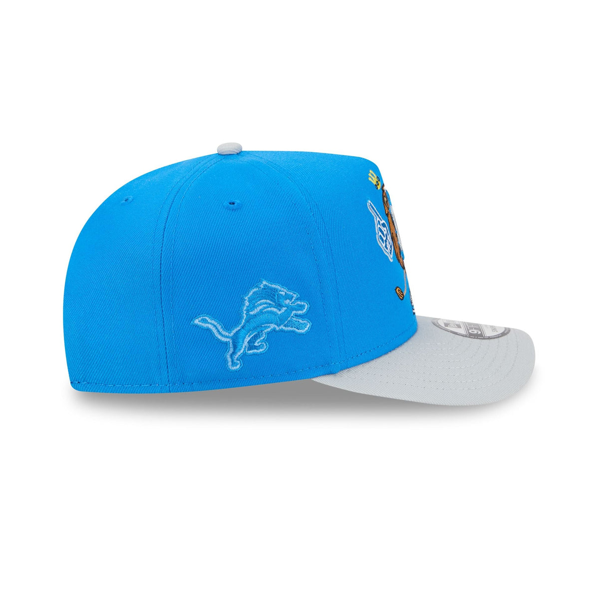 Detroit Lions Cartoon 9FIFTY A-Frame Snapback Hat