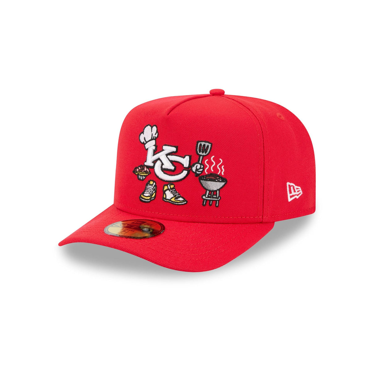 Kansas City Chiefs Cartoon 59FIFTY A-Frame Fitted Hat