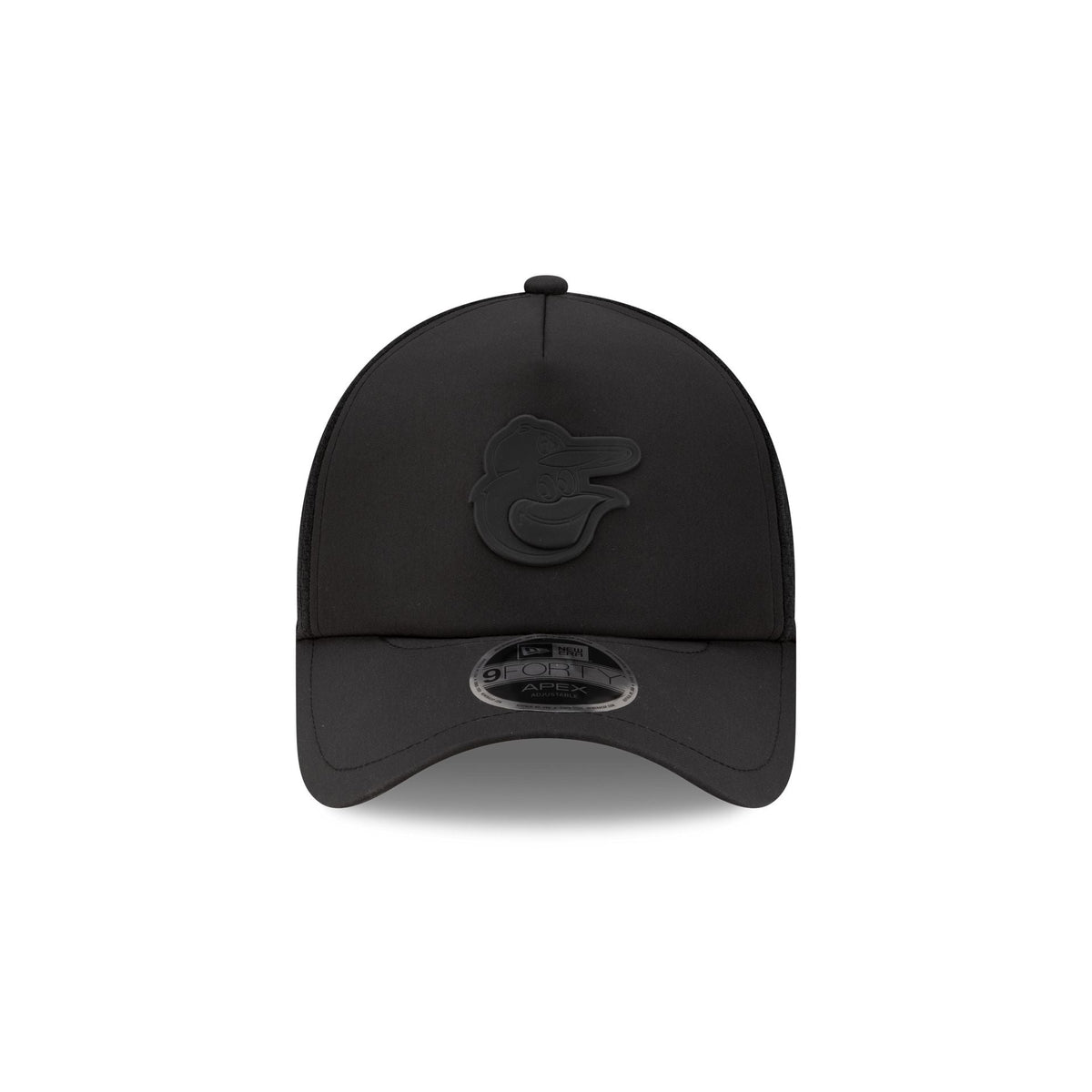 Baltimore Orioles 2026 Batting Practice Black 9FORTY APEX Trucker Hat