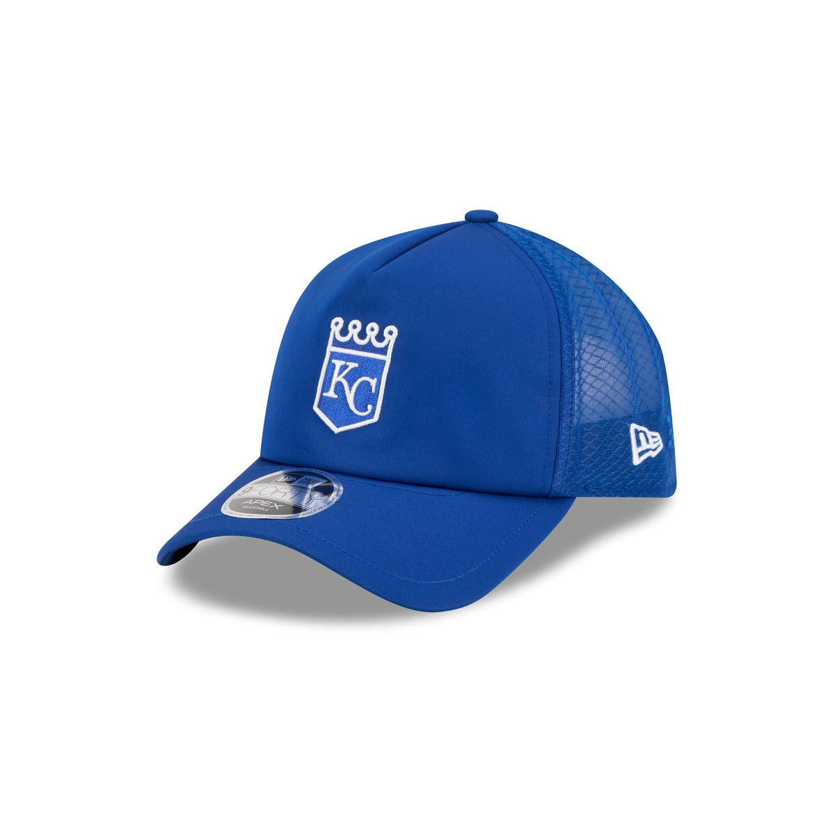Kansas City Royals 2026 Batting Practice Alt Crown 9FORTY APEX Trucker Hat