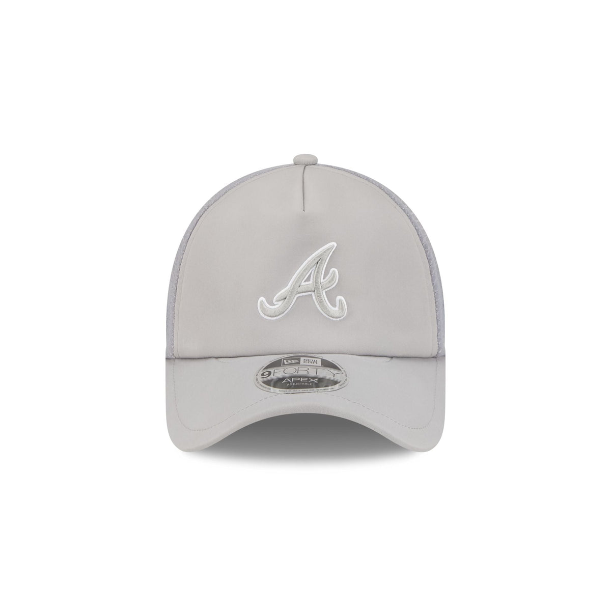 Atlanta Braves 2026 Batting Practice Gray 9FORTY APEX Trucker Hat