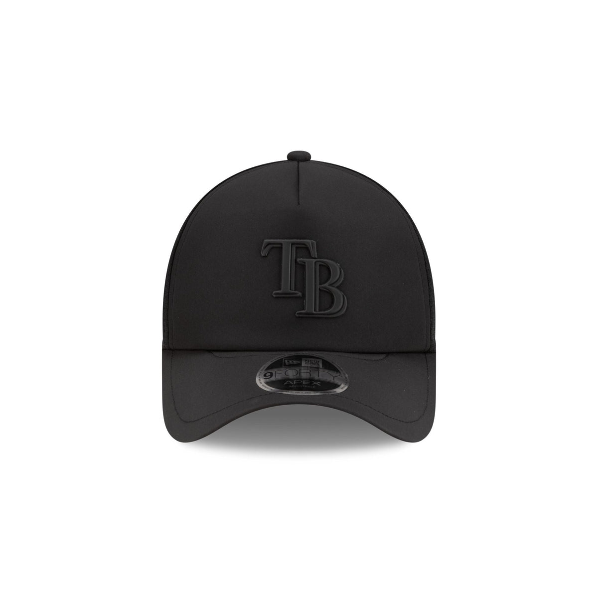 Tampa Bay Rays 2026 Batting Practice Black 9FORTY APEX Trucker Hat