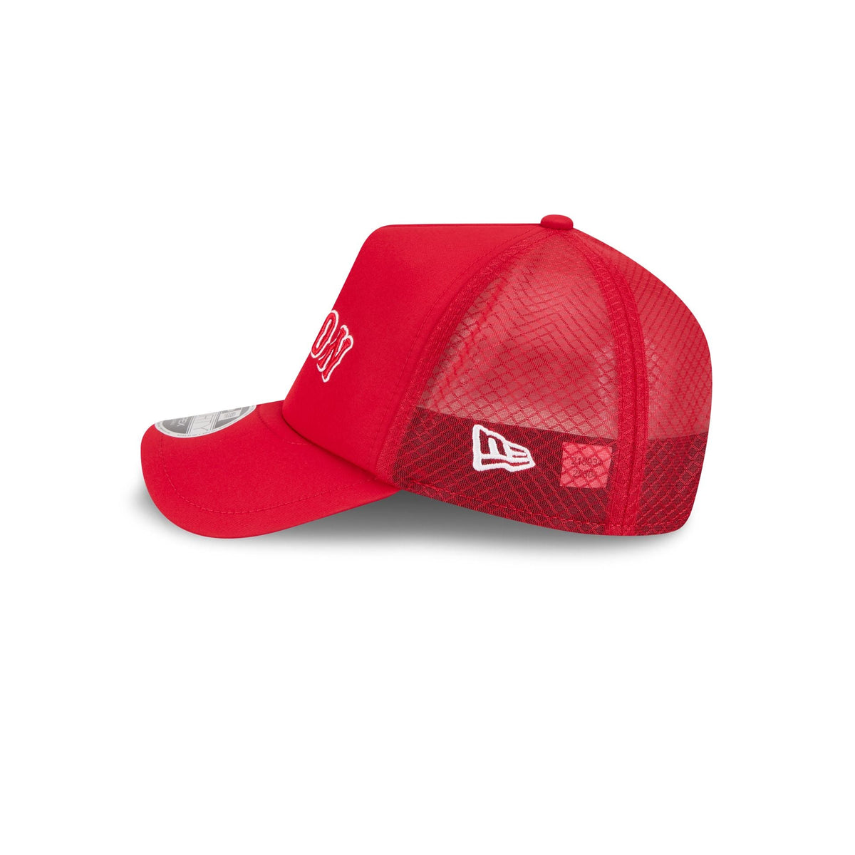 Boston Red Sox 2026 Batting Practice Alt Wordmark 9FORTY APEX Trucker Hat