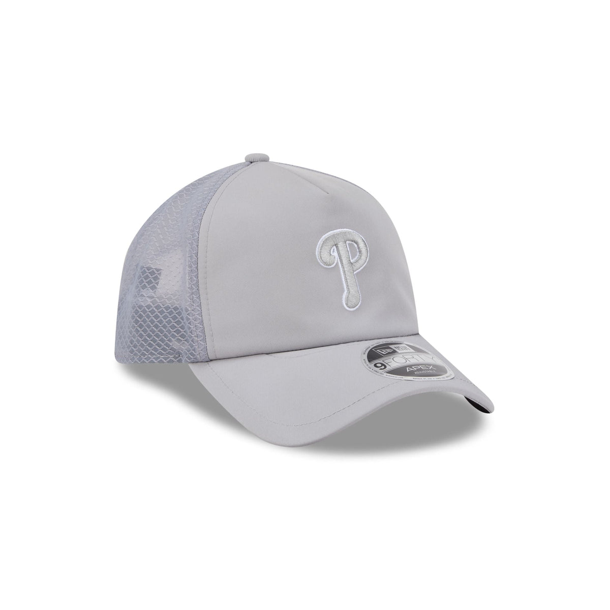 Philadelphia Phillies 2026 Batting Practice Gray 9FORTY APEX Trucker Hat