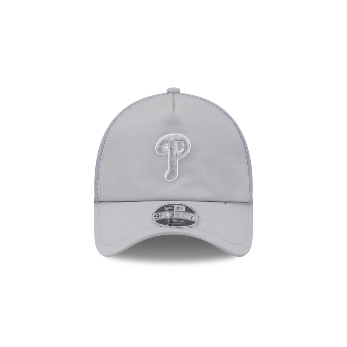 Philadelphia Phillies 2026 Batting Practice Gray 9FORTY APEX Trucker Hat