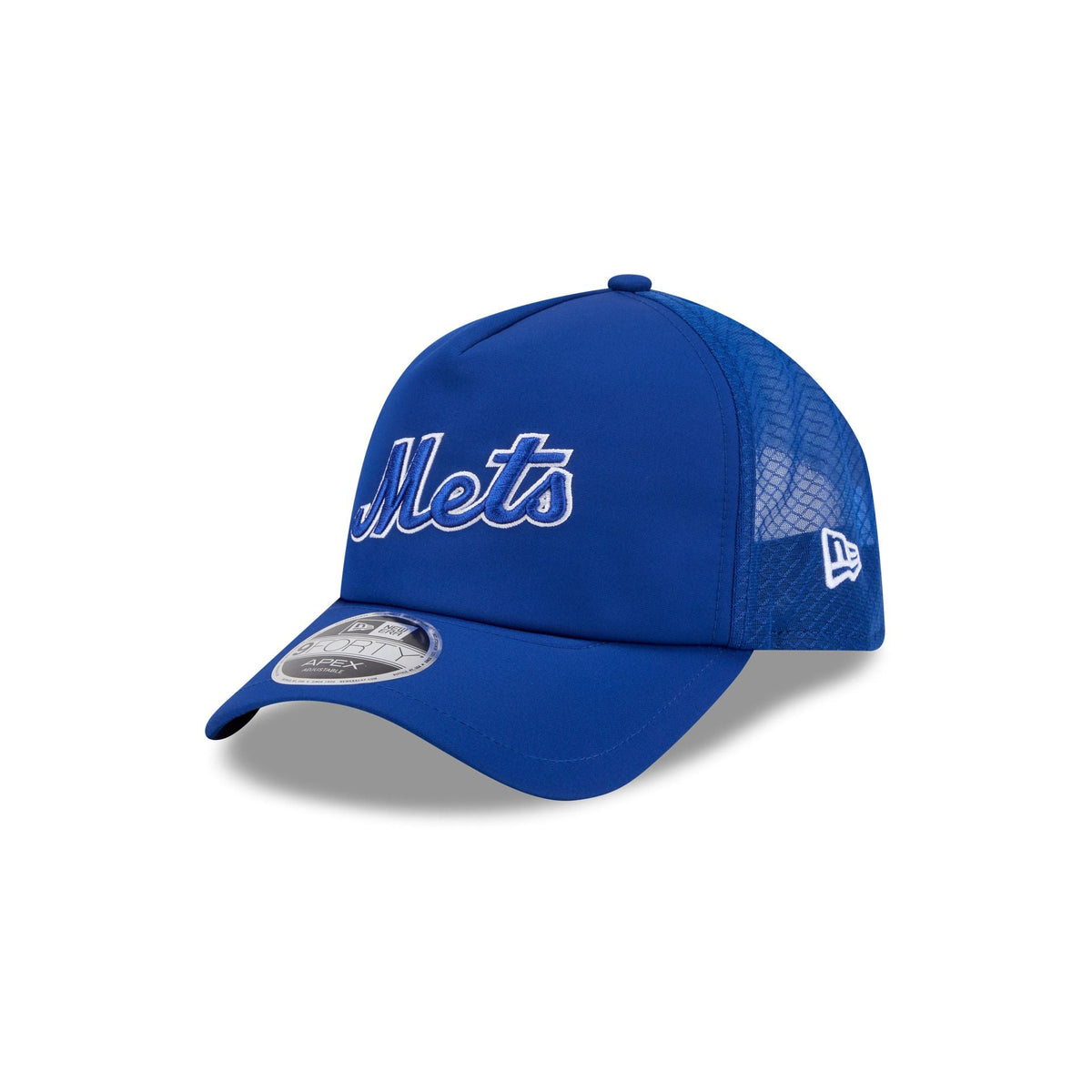 New York Mets 2026 Batting Practice Alt Wordmark 9FORTY APEX Trucker Hat