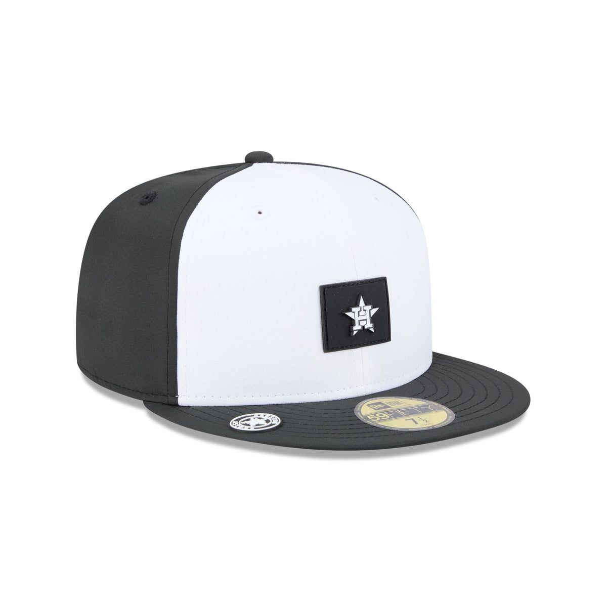 Houston Astros 2026 Clubhouse Black & White 59FIFTY Fitted Hat