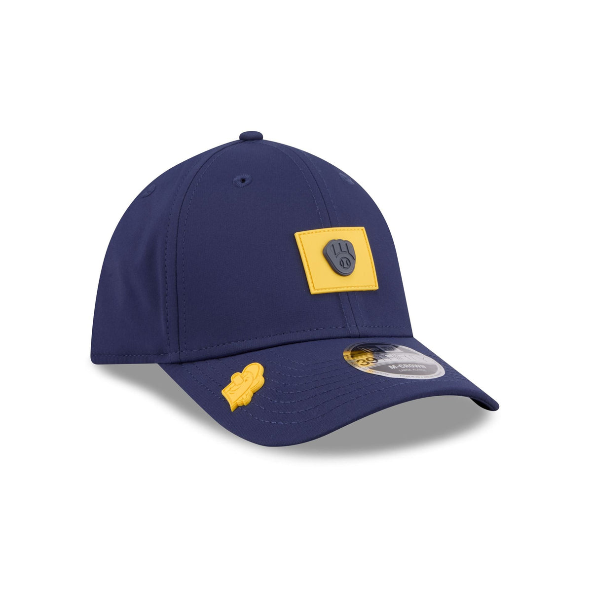 Milwaukee Brewers 2026 Clubhouse 39THIRTY M-Crown Stretch Fit Hat
