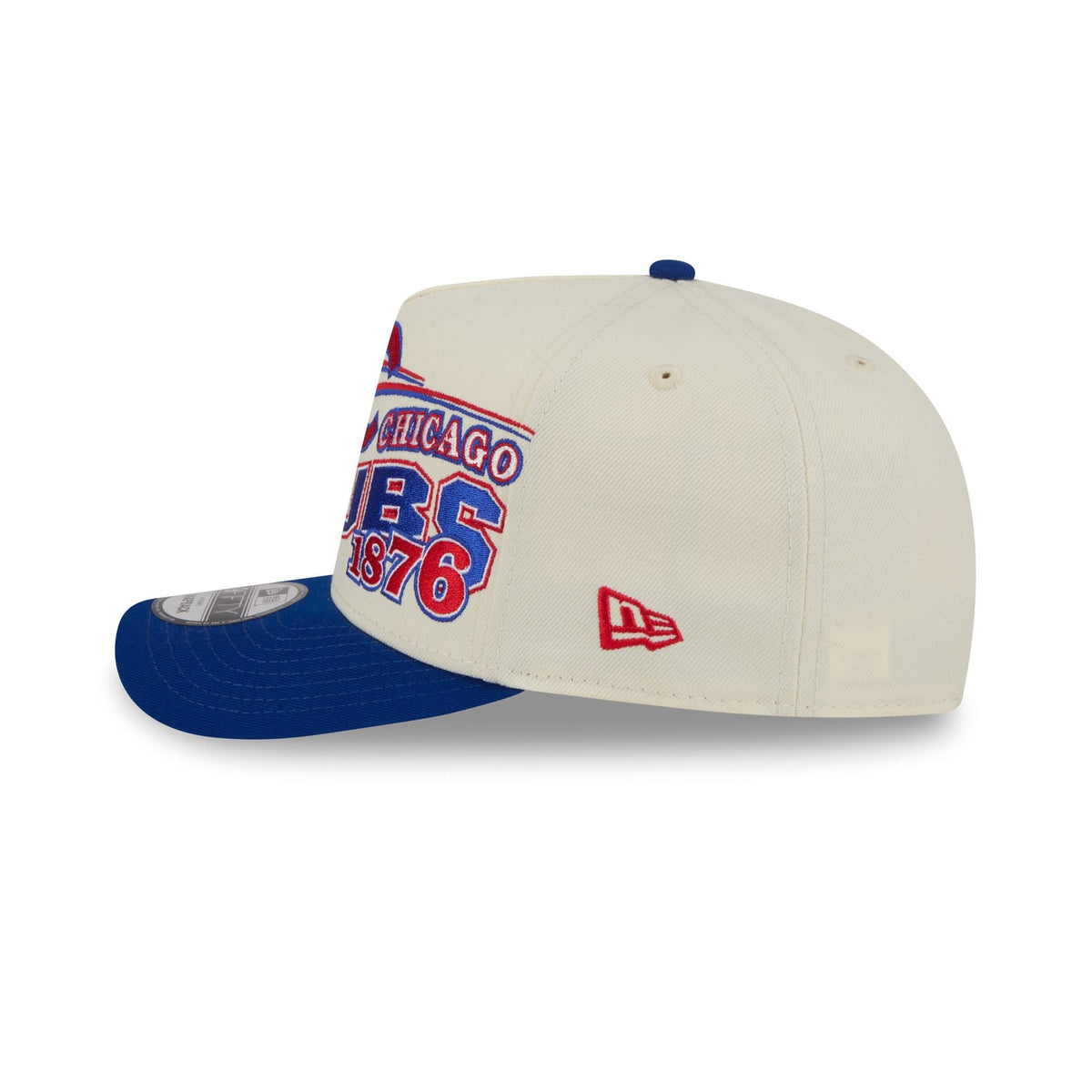 Chicago Cubs Chrome White Classic 9FIFTY A-Frame Snapback Hat