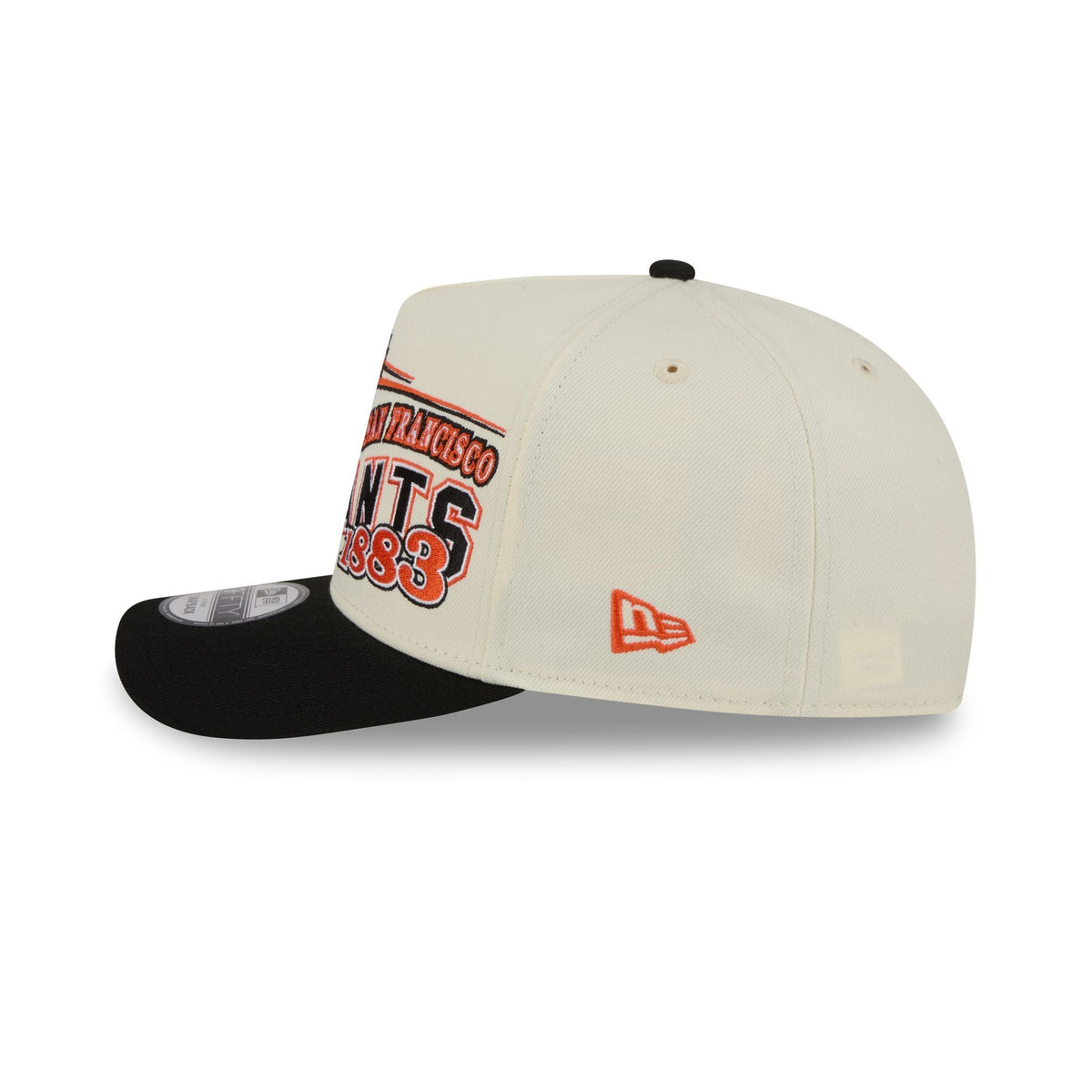 San Francisco Giants Chrome White Classic 9FIFTY A-Frame Snapback Hat