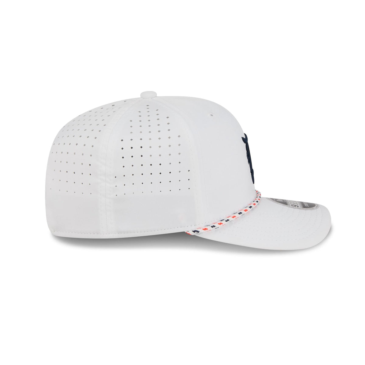 Detroit Tigers Optic White Performance Rope 9SEVENTY Stretch-Snap Hat