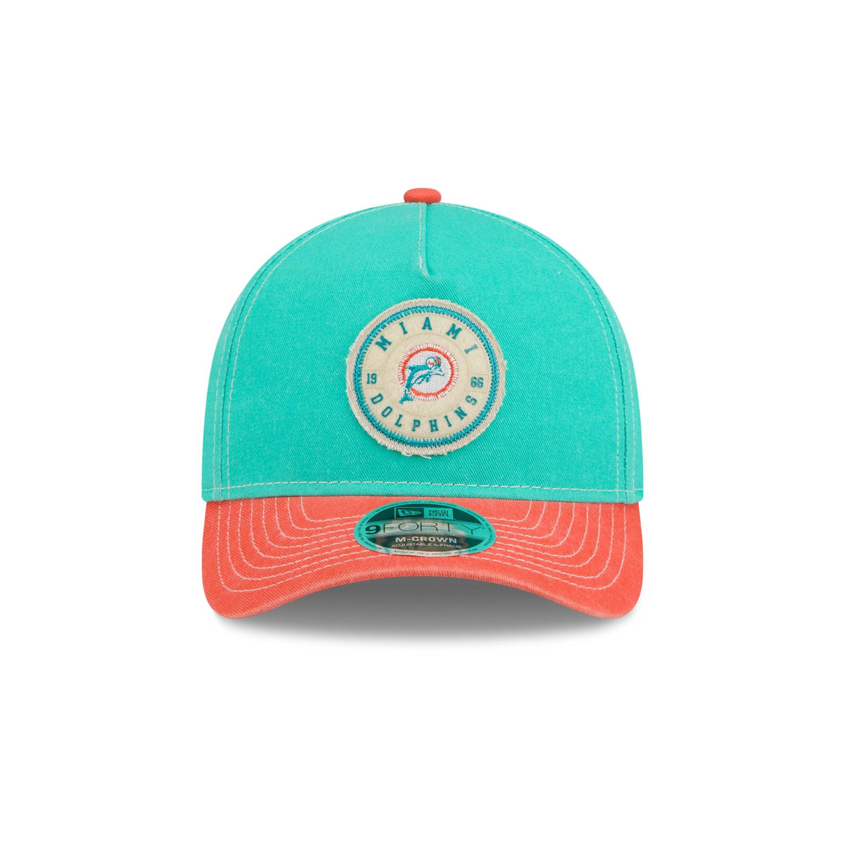 Miami Dolphins Felt 9FORTY M-Crown A-Frame Snapback Hat