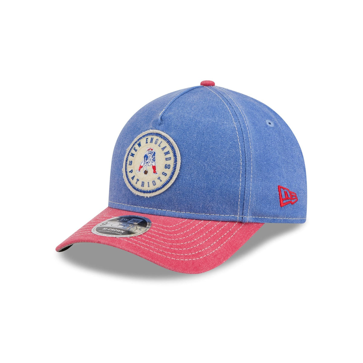 New England Patriots Felt 9FORTY M-Crown A-Frame Snapback Hat